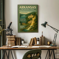 Arkansas The Natural State Poster