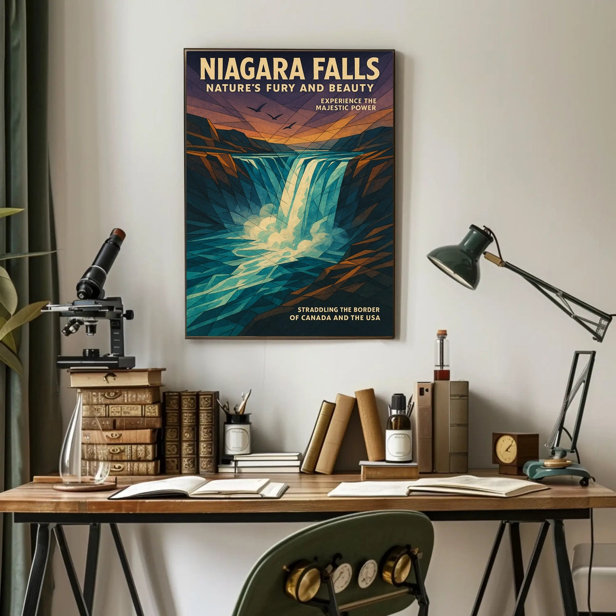 Niagara Falls Natures Fury and Beauty Poster