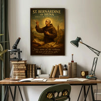 St. Bernardine of Siena Poster PosterGoat