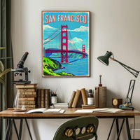 San Francisco Golden Gate Bridge Poster