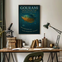 Gourami Freshwater Fish Poster