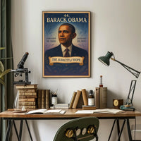 Barack Obama portrait art: Historical or Presidential Poster