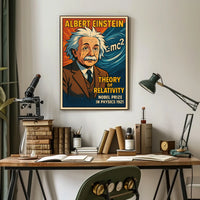Albert Einstein Theory Of Relativity Poster