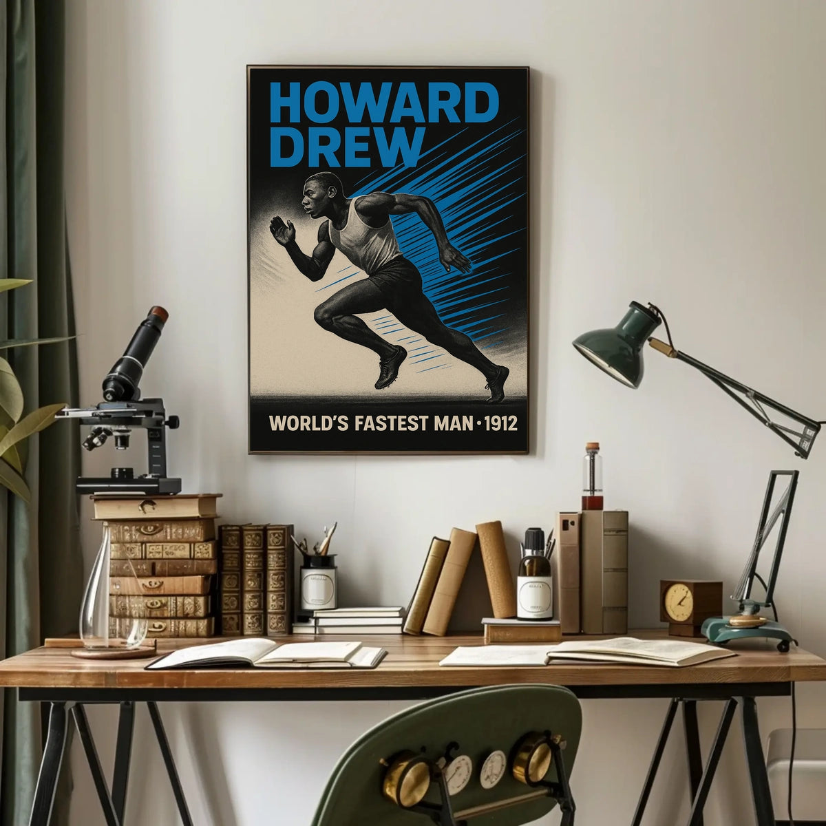 Howard Drew WorldS Fastest Man Poster