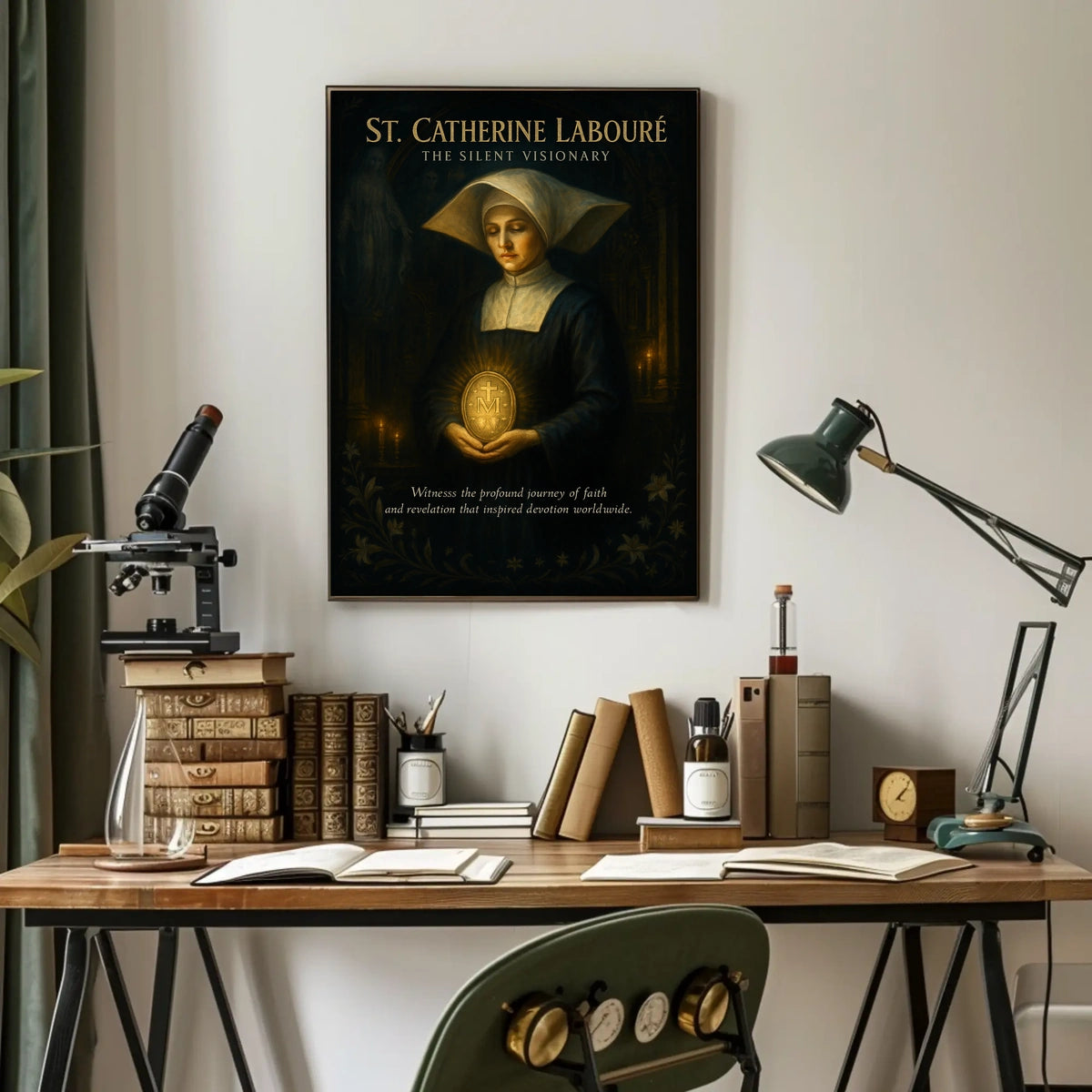 St. Catherine Labouré The Silent Visionary Poster
