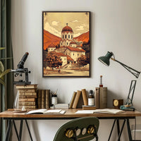Serene Byzantine Landscape Poster
