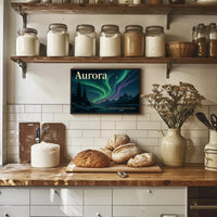 Aurora 2024 Travel Poster Wall Art Print