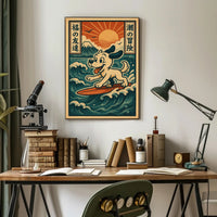 Surfing Adventure Poster PosterGoat