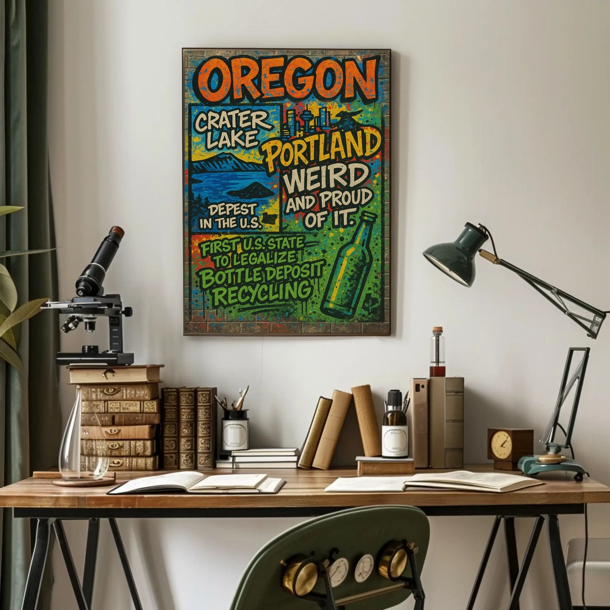 Oregon Highlights Poster