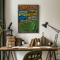 Oregon Highlights Poster