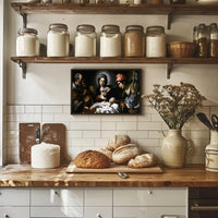 Nativity Scene in Classic Baroque Religious Art Poster