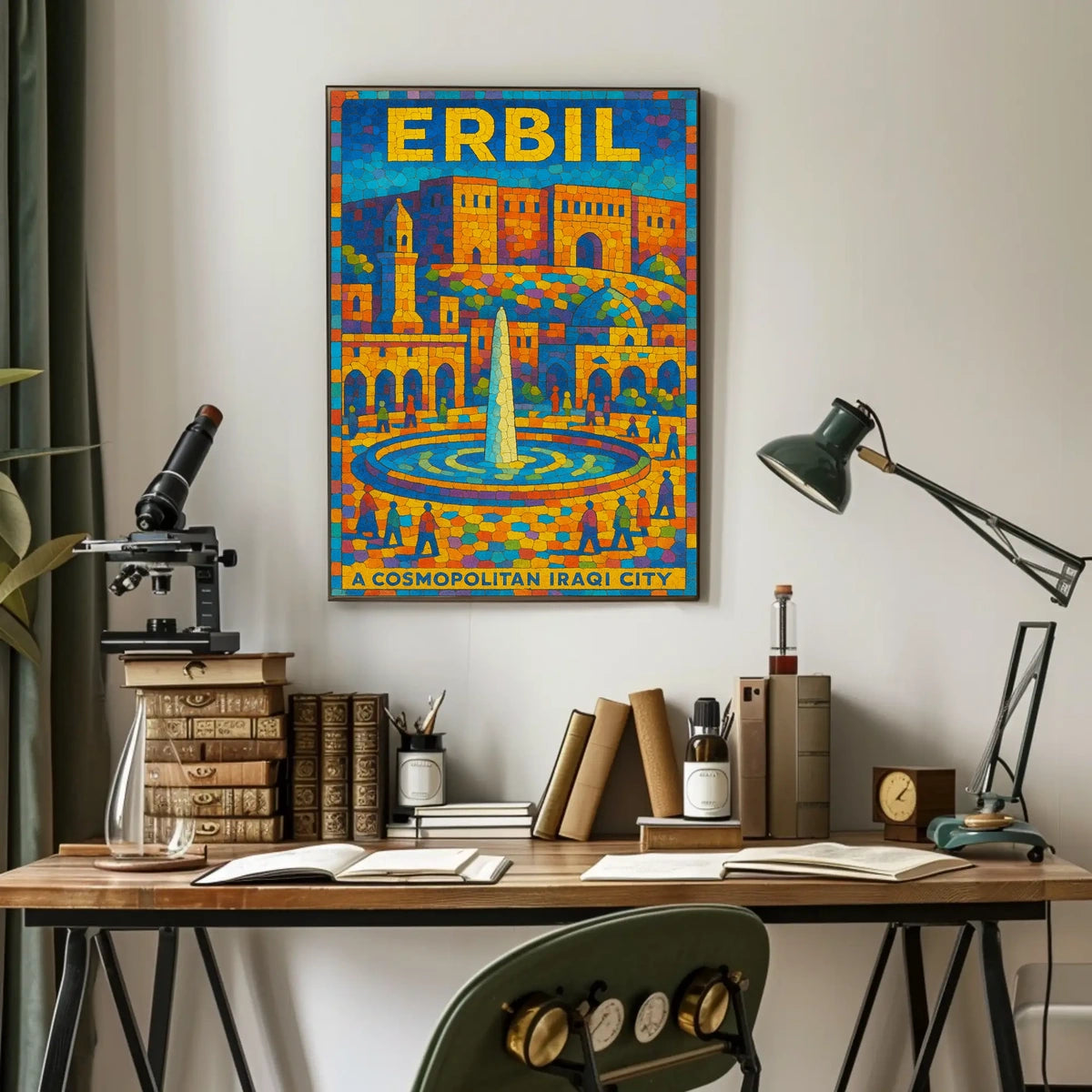 Erbil A Cosmopolitan Iraqi City Poster