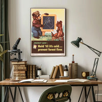 Smokey Bear's Fire Safety Reminder Poster PosterGoat