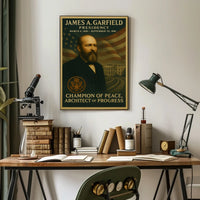 James A. Garfield Portrait Historical or Presidential Poster