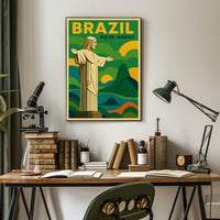 Brazil Travel Poster