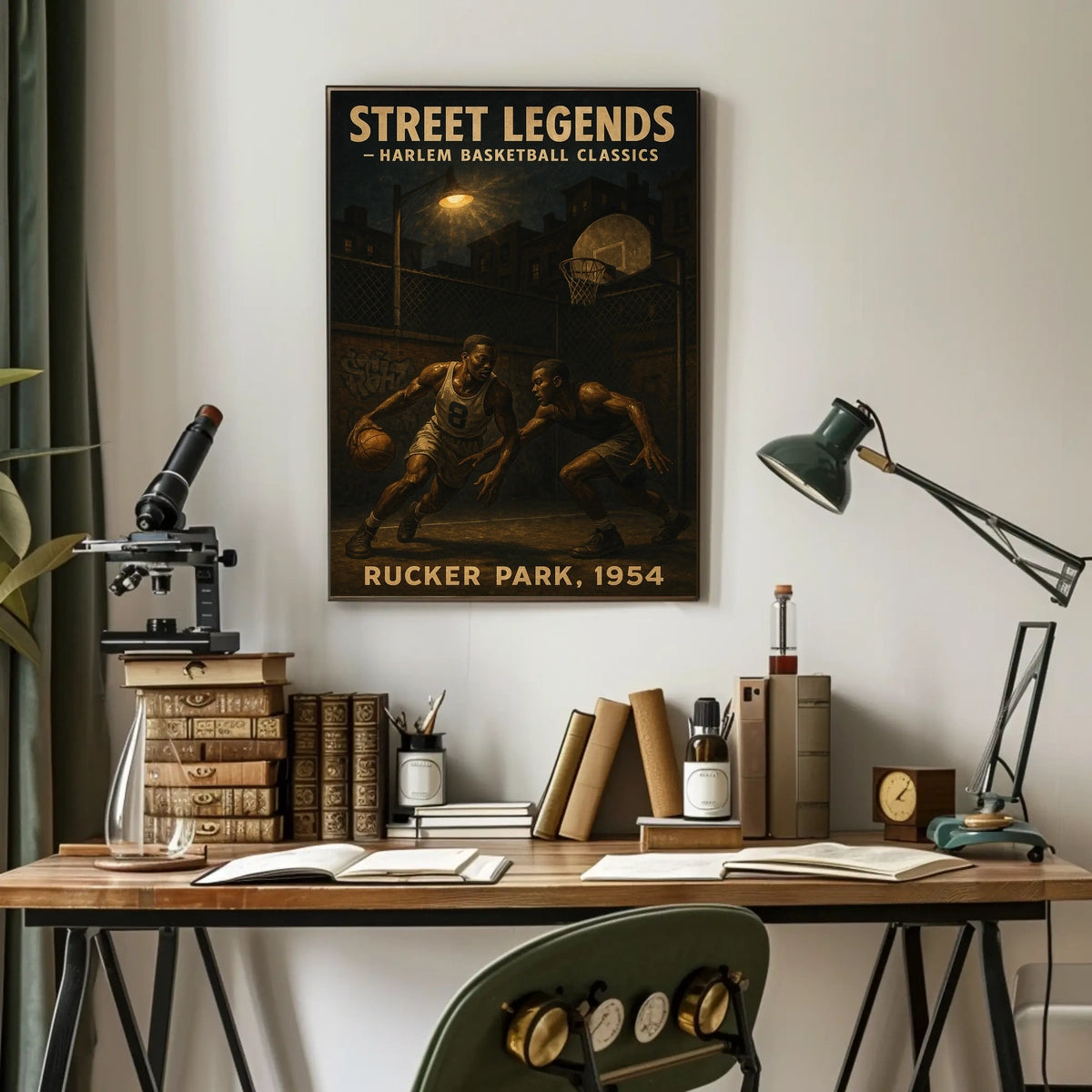 Street Legends Harlem Basketball Classics Poster