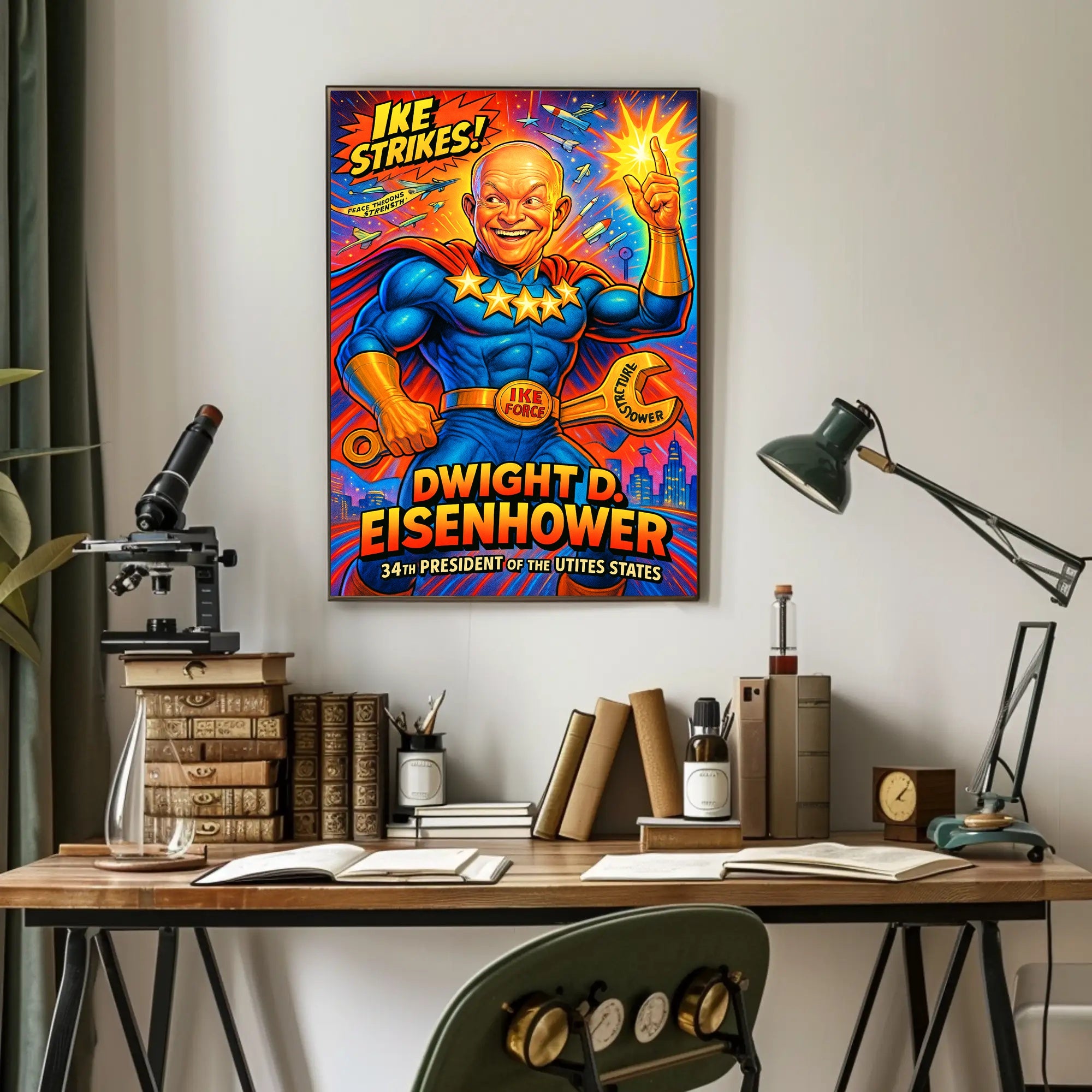 Dwight D. Eisenhower 34th President Poster PosterGoat