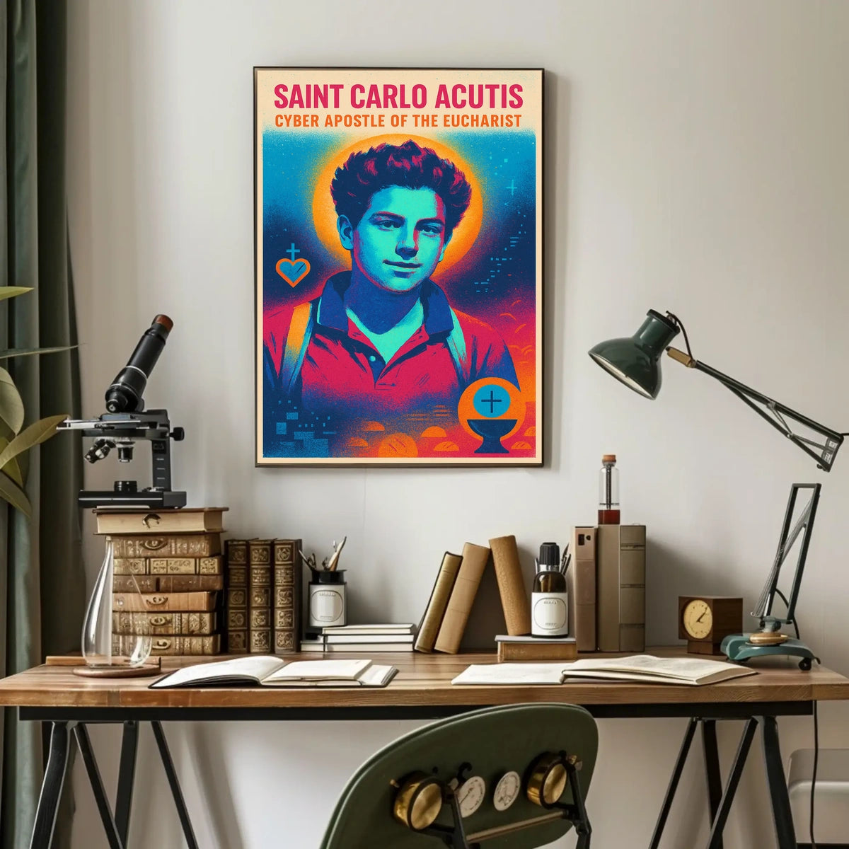 Saint Carlo Acutis Cyber Apostle Of Poster