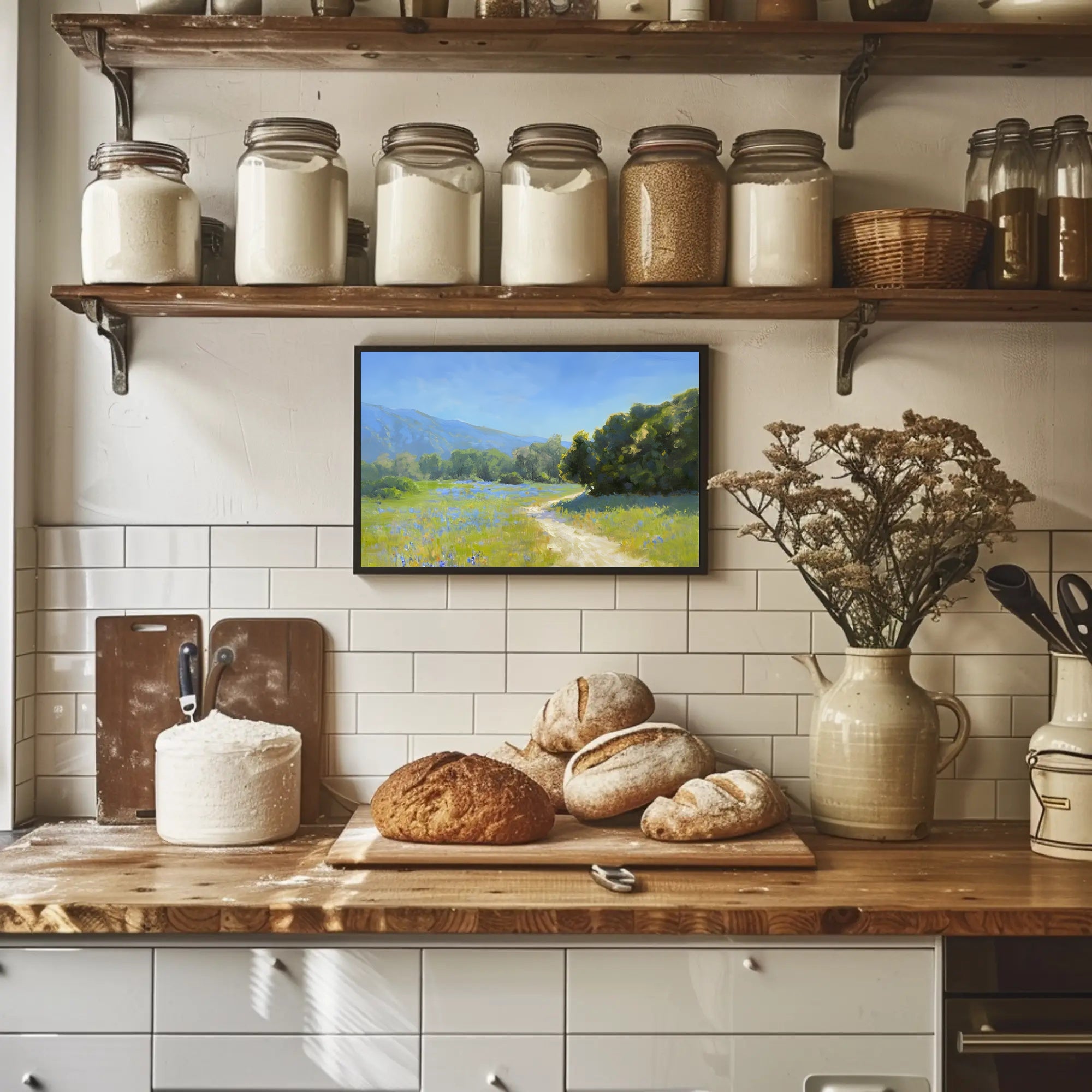 Serene Summer Landscape Poster