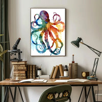 Vibrant Octopus Art Poster