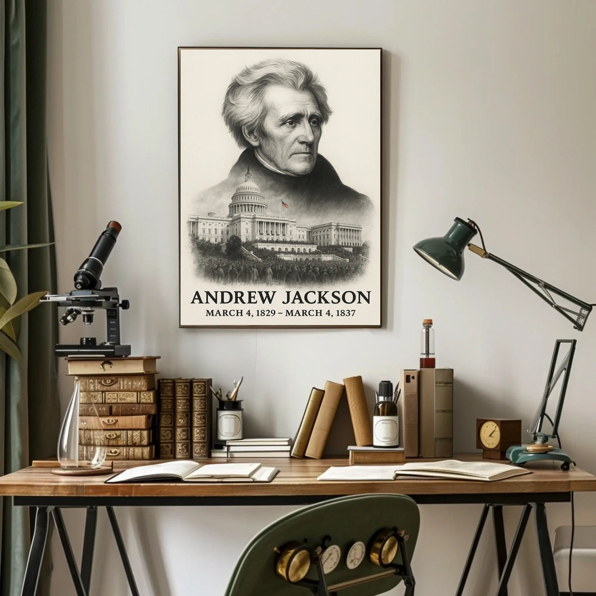 Andrew Jackson 7th President of the United States Reflections Poster