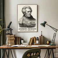 Andrew Jackson 7th President of the United States Reflections Poster