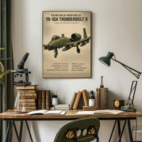 YA-10A Thunderbolt II Overview Poster PosterGoat