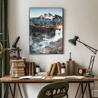 Majestic Snow-Capped Mountain Wilderness Adventure Poster