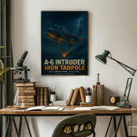 Grumman A-6 Intruder Combat Aircraft Poster