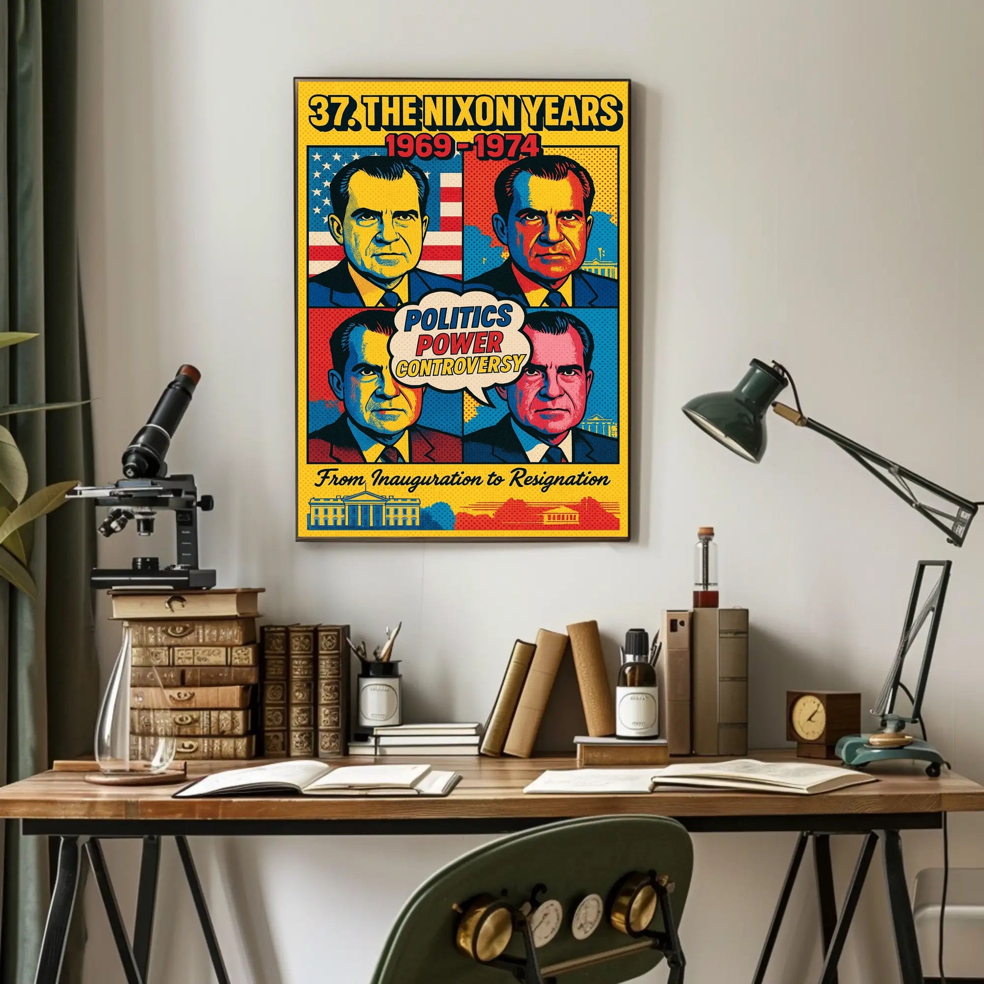 Richard Nixon 37th President Poster PosterGoat