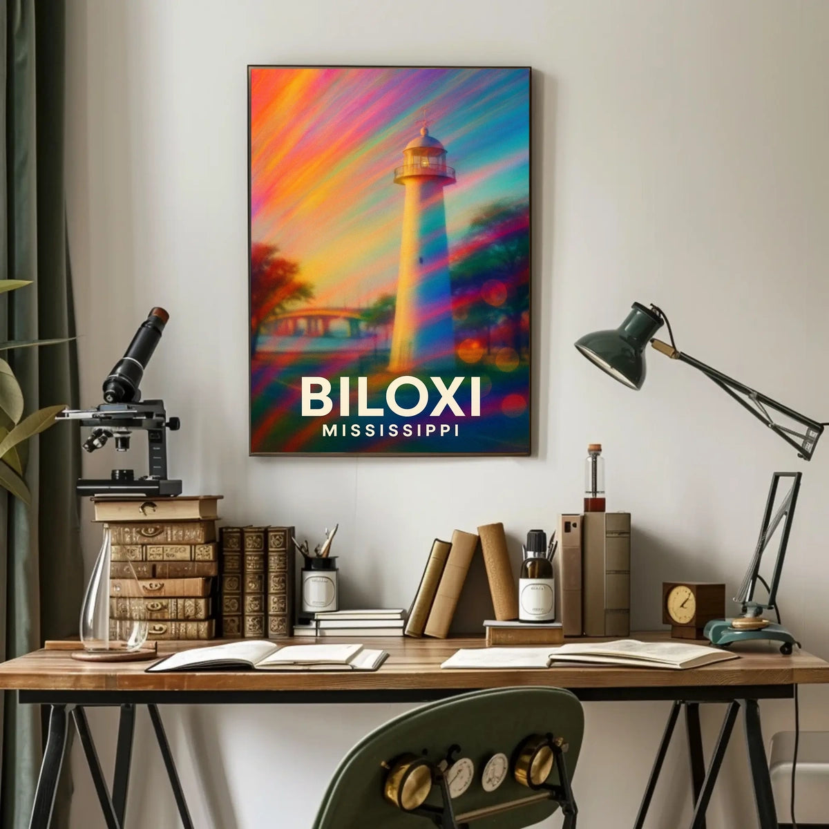 Biloxi Lighthouse Mississippi Poster