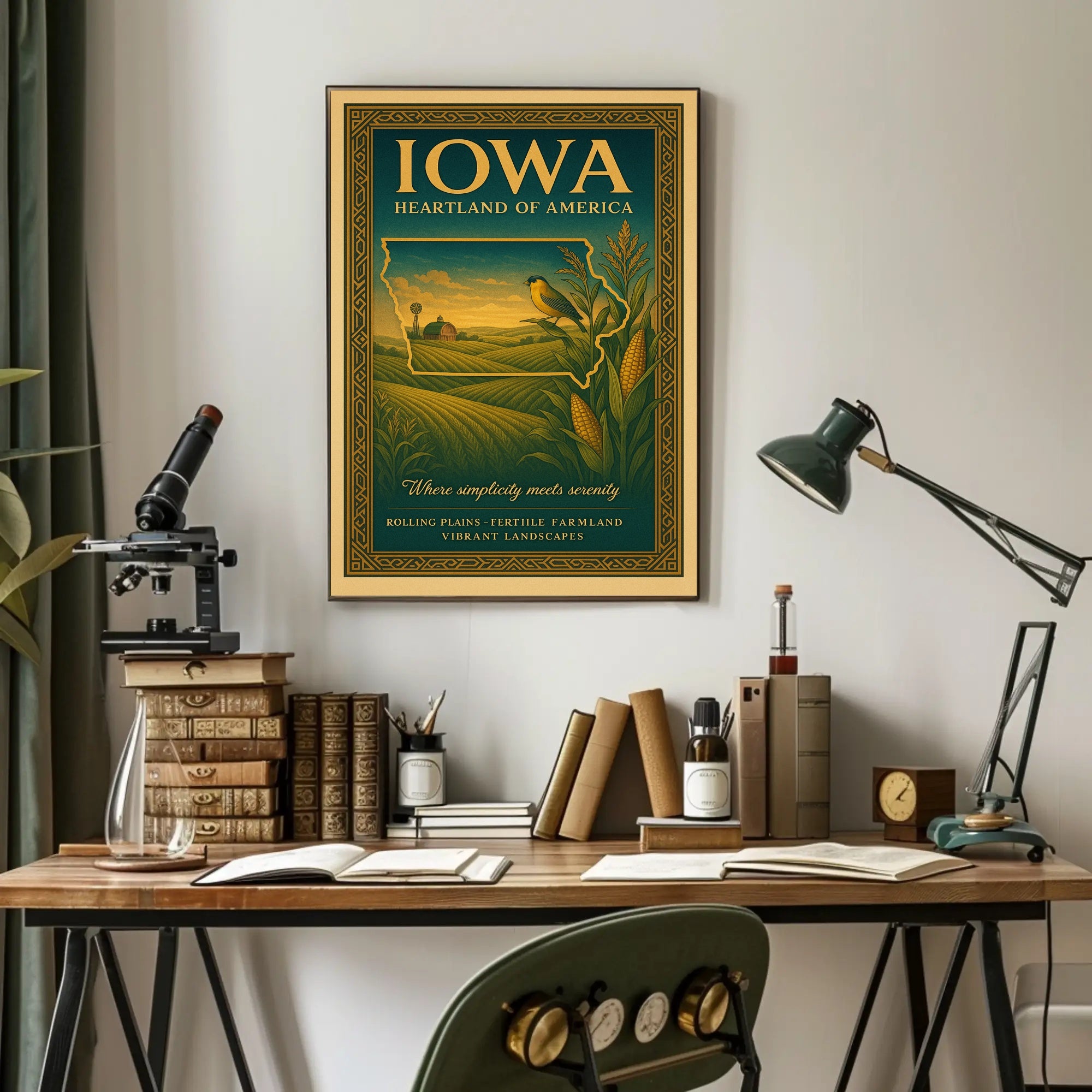 Iowa Heartland Of America Poster