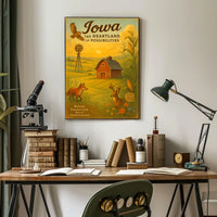 Iowa The Heartland of Possibilities Poster