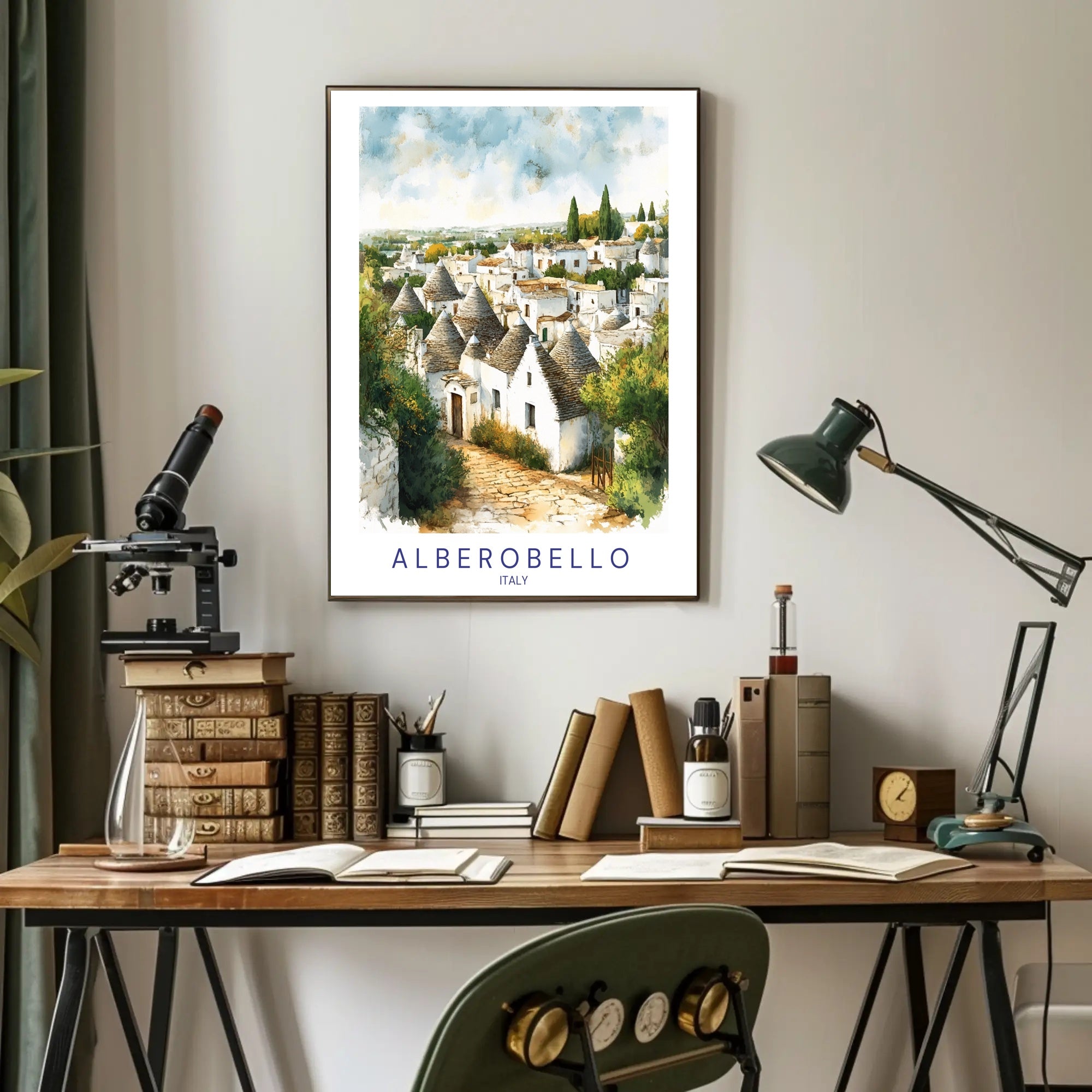 Scenic View of Alberobello Poster PosterGoat