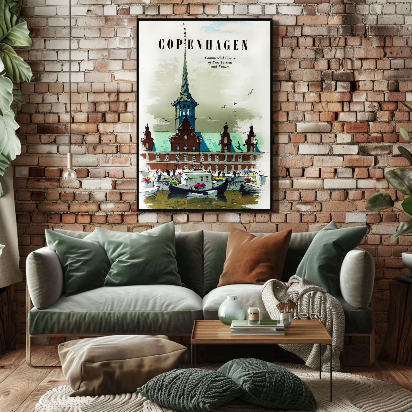 Copenhagen Travel Poster