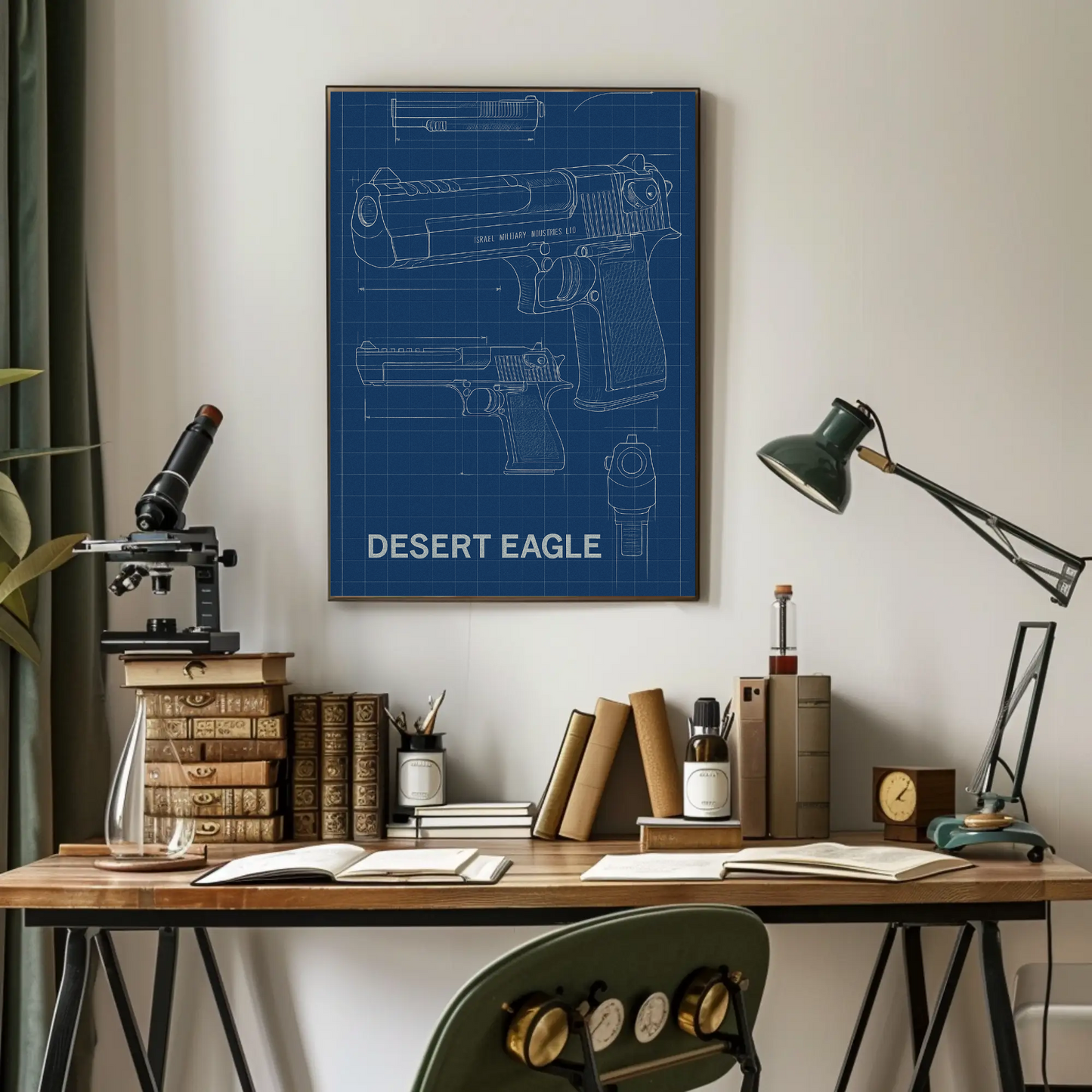 Desert Eagle Technical Blueprint IMIS Poster