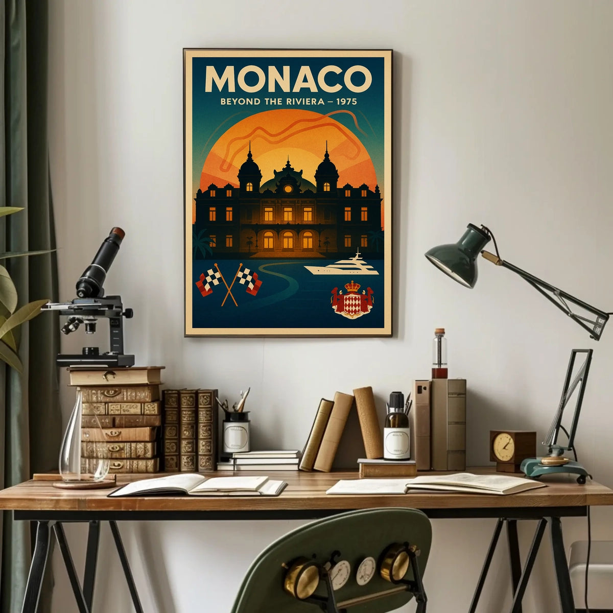 Monaco 1975 Beyong the Riviera Poster