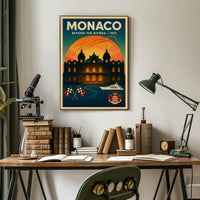 Monaco 1975 Beyong the Riviera Poster