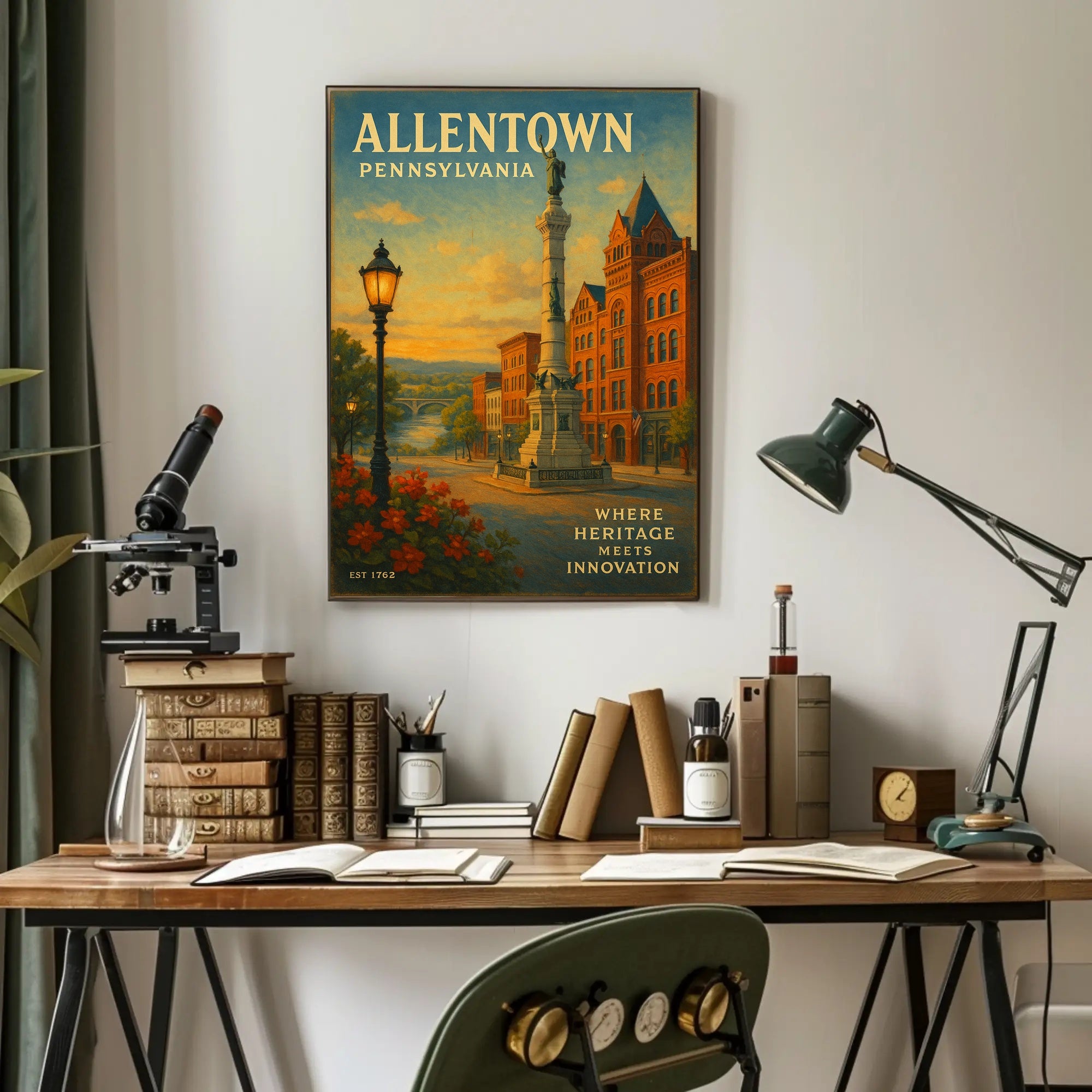 Allentown: Where Heritage Meets Innovation Poster