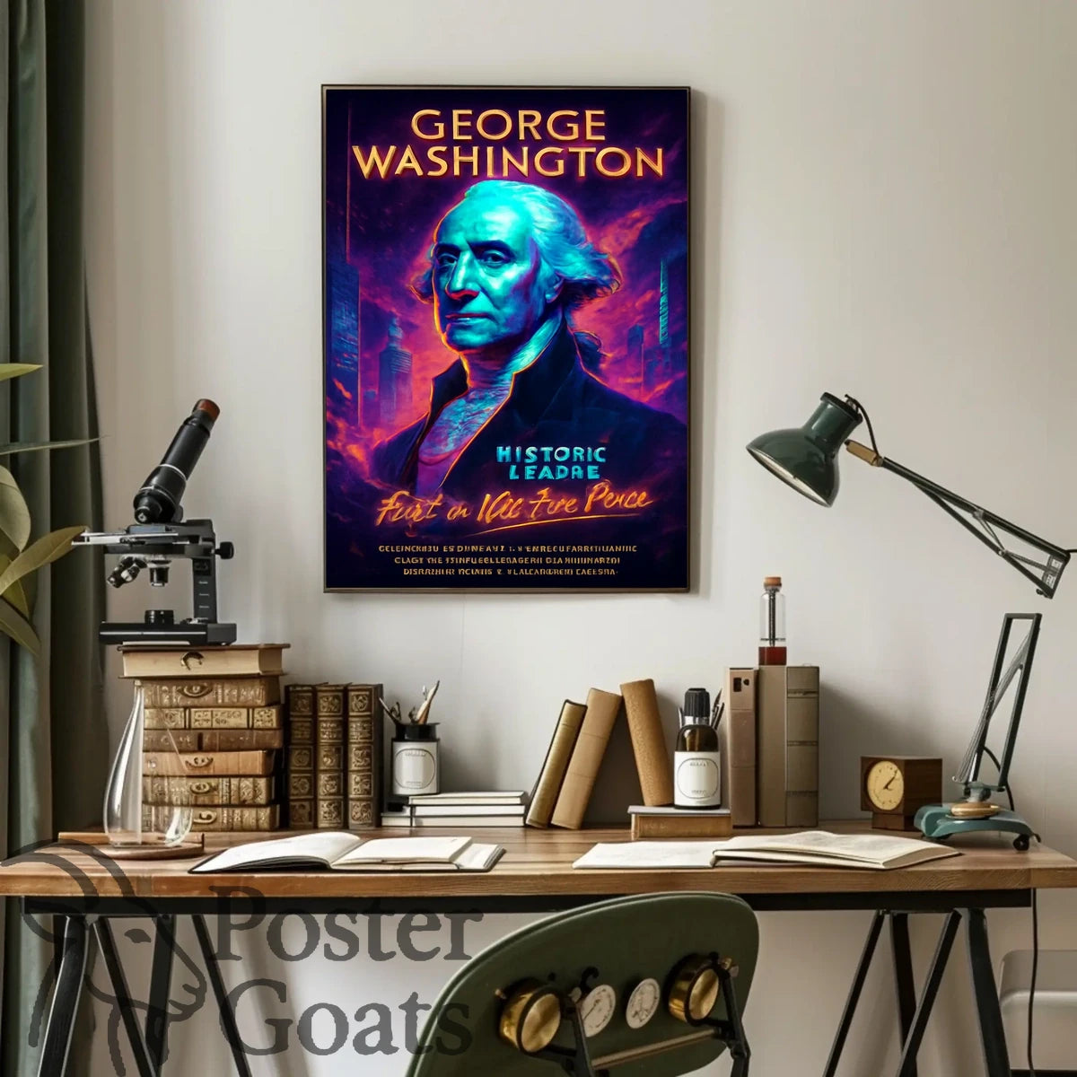 George Washington Modern Legacy Historical or Presidential Poster