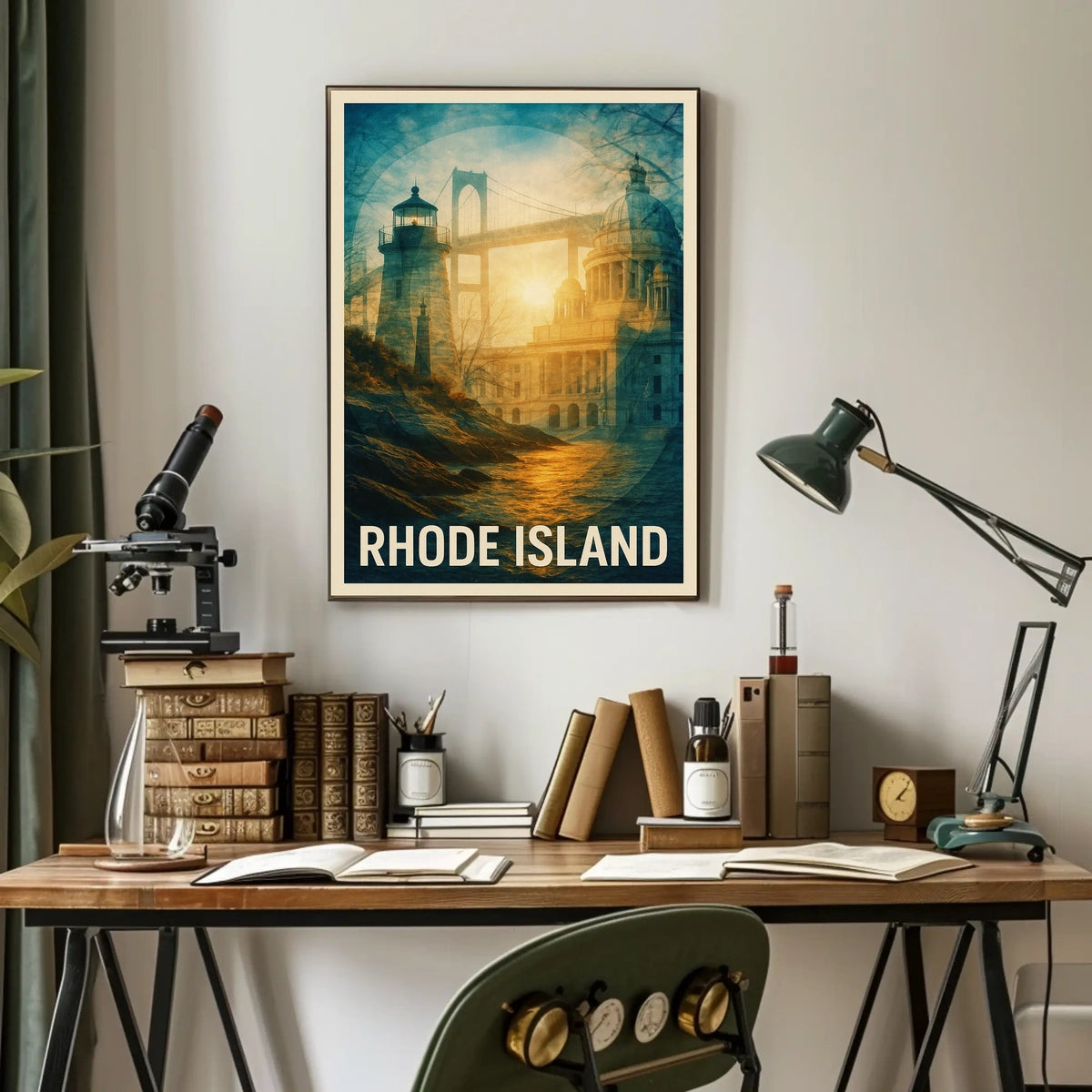Rhode Island Scenic Montage Poster