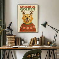 Cheerful Golden Poster