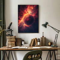 Celestial Nebula Planet Surreal Space Art Poster PosterGoat
