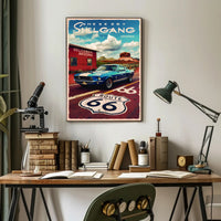 Journey Through Route 66 Poster