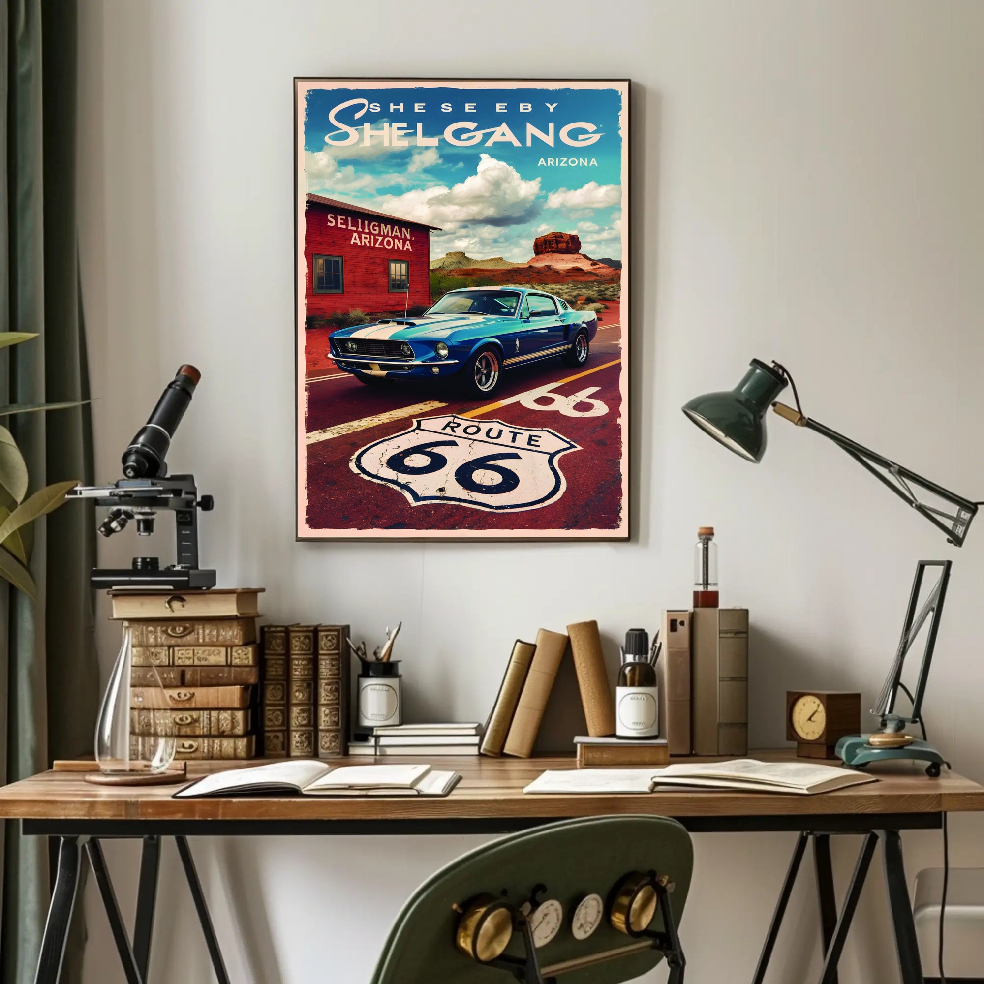 Journey Through Route 66 Poster
