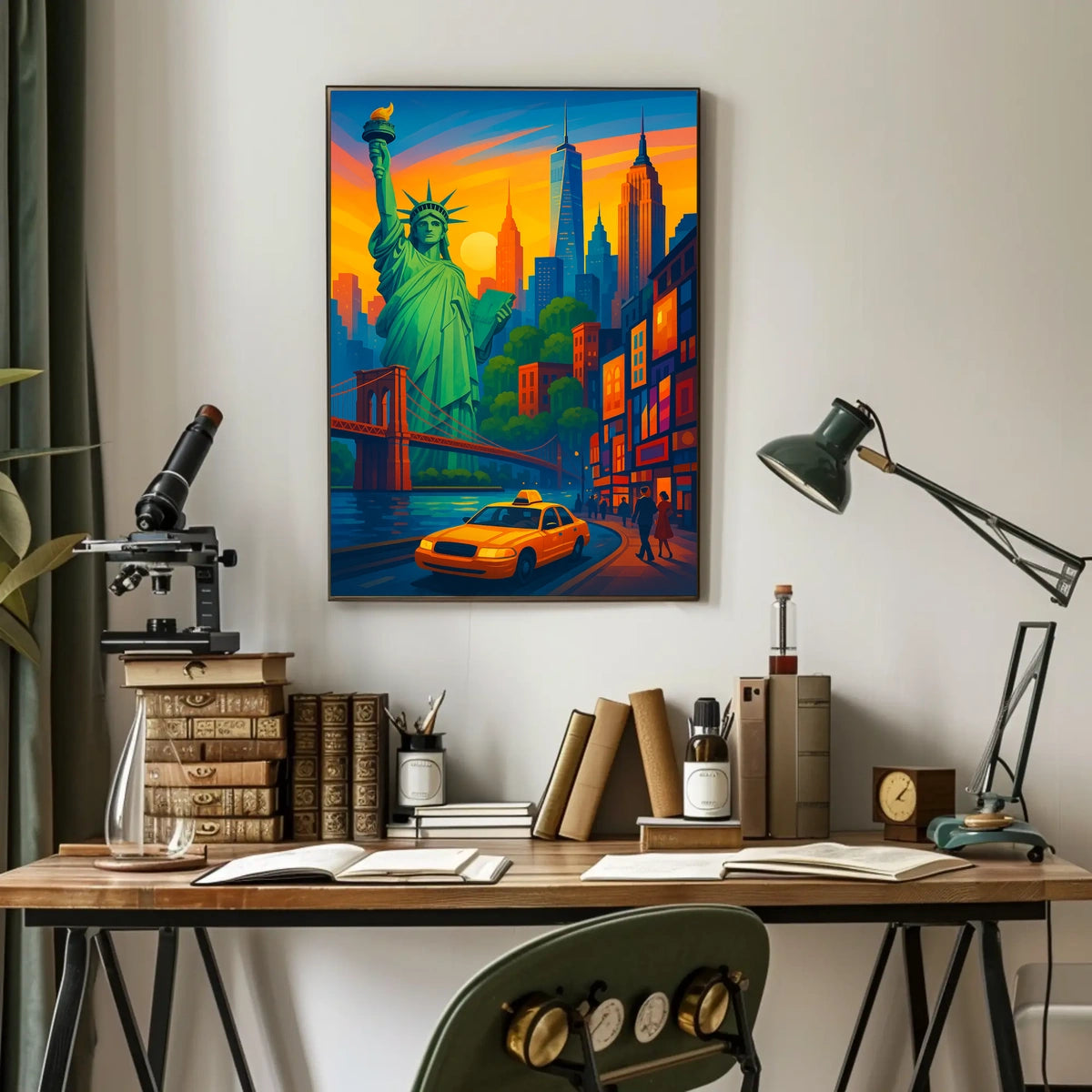 Vibrant New York Cityscape