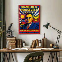 Franklin D. Roosevelt The New Deal Era Poster PosterGoat
