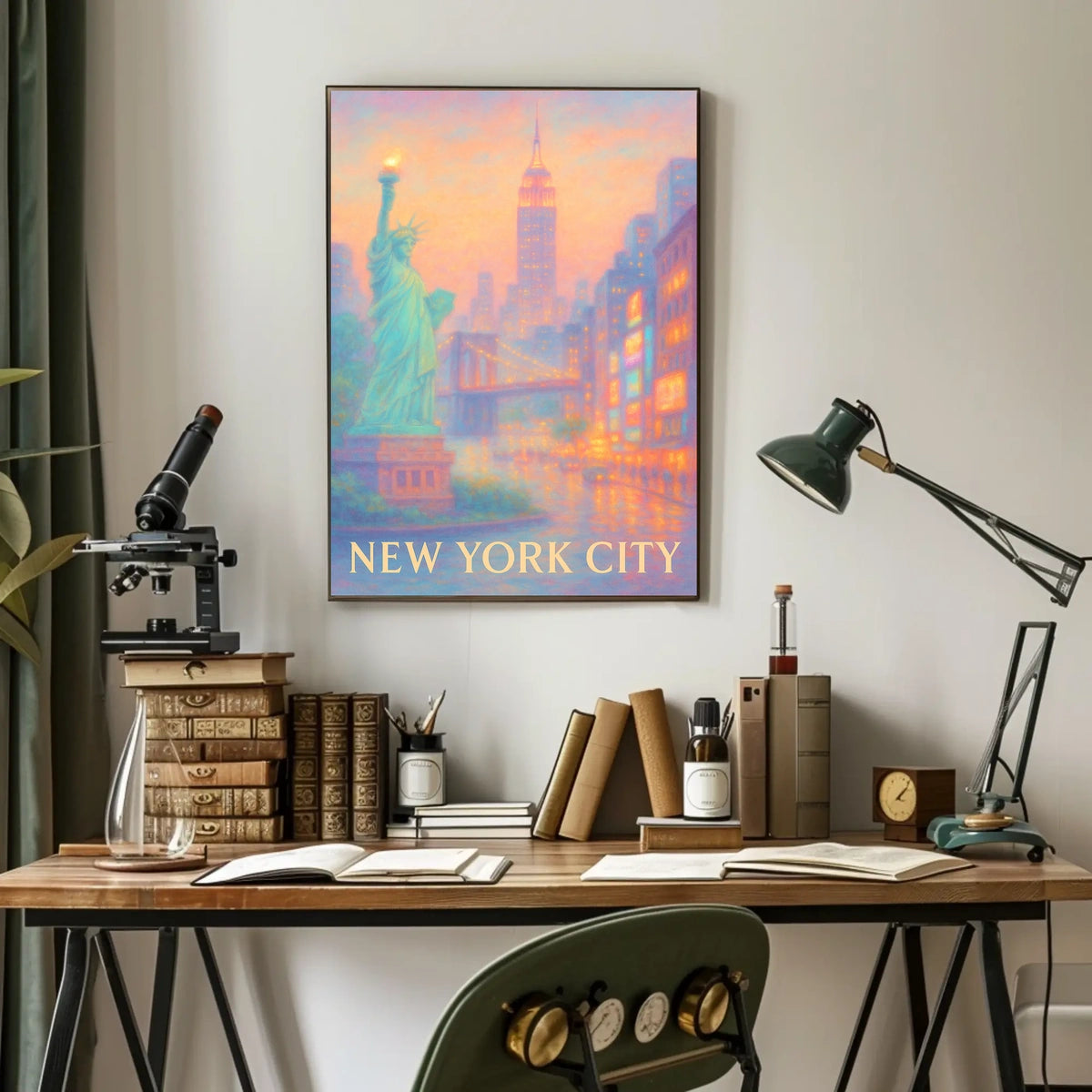 Dreamy New York Cityscape Poster