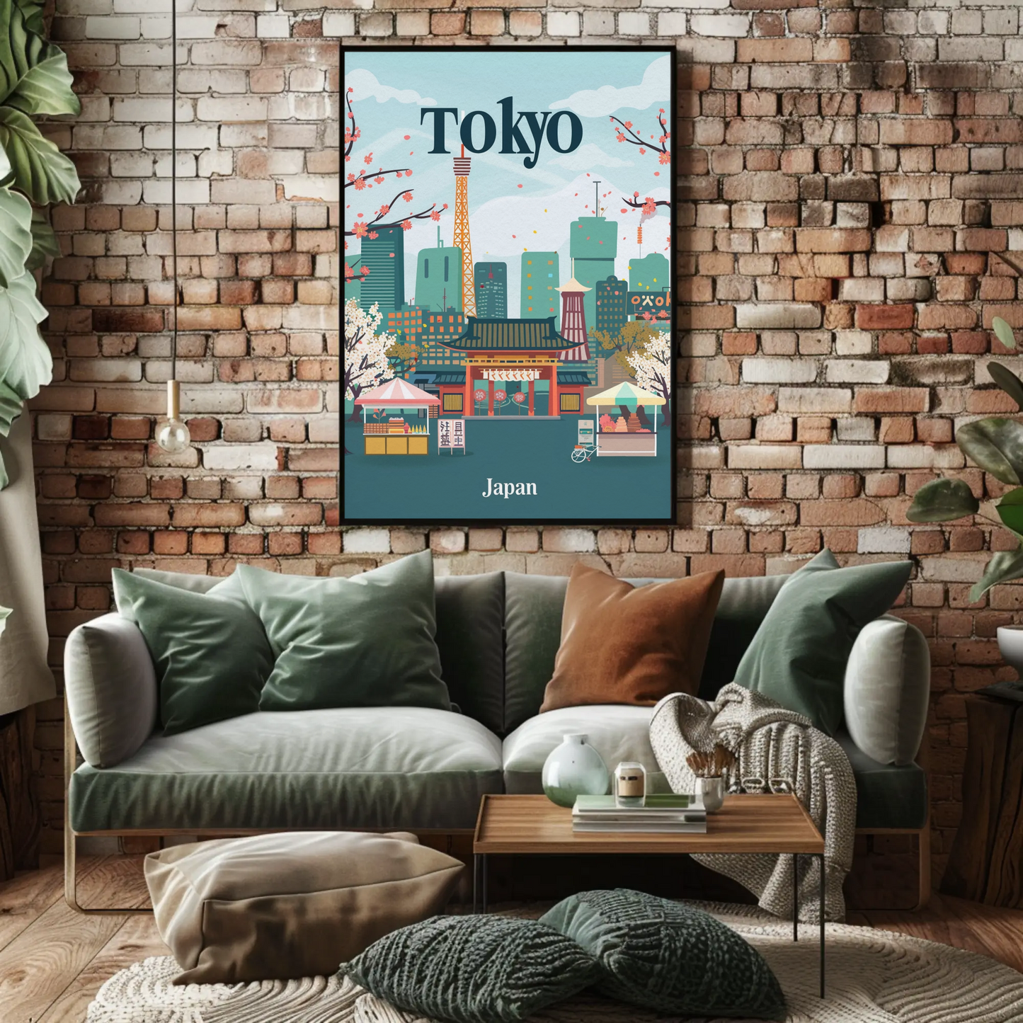 Tokyo Japan Vintage Poster