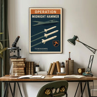 Operation Midnight Hammer Military Propaganda Poster PosterGoat